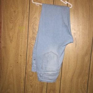 Fashion nova light blue jeans